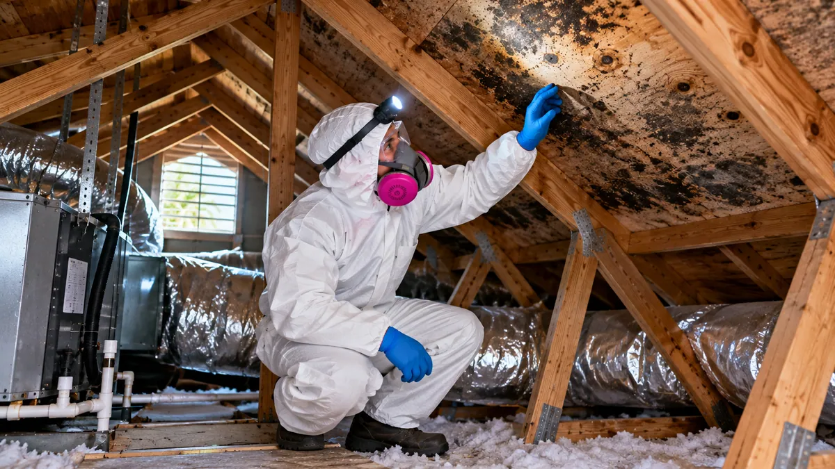 Attic Mold Removal in Greenacres