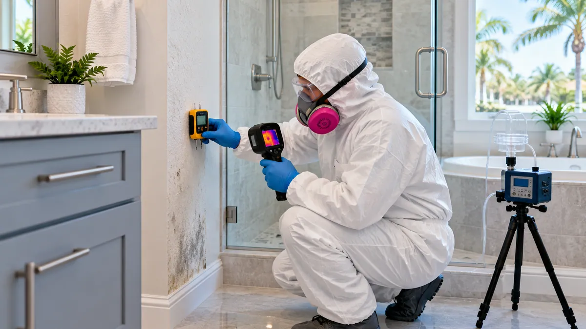 Mold Inspection and Testing in Greenacres